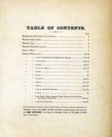 Table of Contents, Worcester 1870